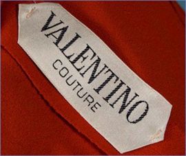 Valentino étiquette