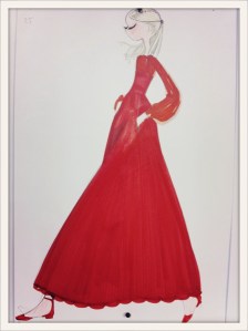 Valentino dessin robe