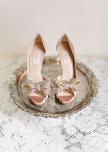 Mariée chaussures noeud Valentino