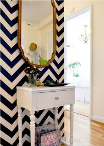 Chevron Noir et Blanc