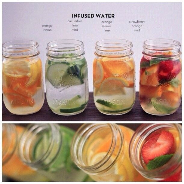 Detox water ensemble