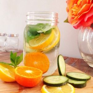 Detox water orange