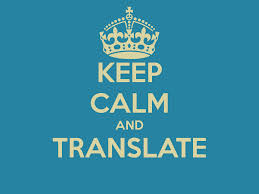 keep calm and translate