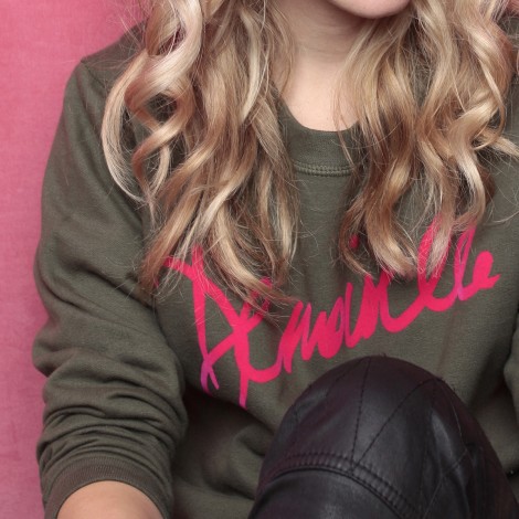 Ma demoiselle Pierre sweat-kakirose