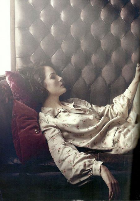 Pyjama Michelle Dockery Harpers Bazaar UK